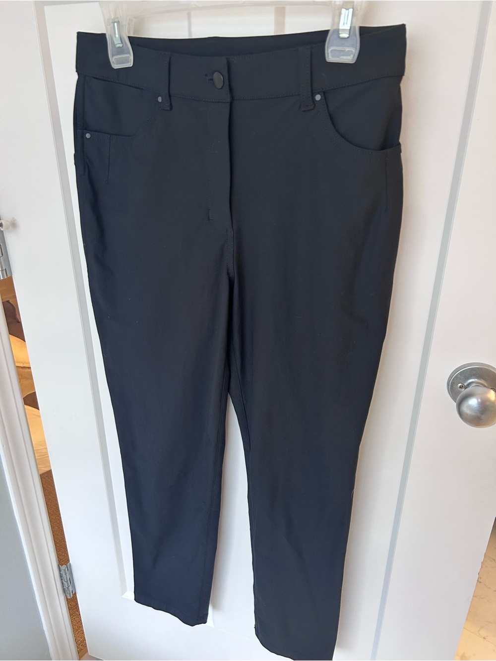 Lululemon City Sleek 5 pocket Black Pants - Size 8